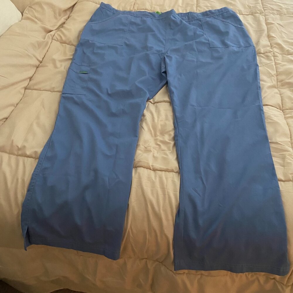 Women's Scrub Pants ~ Sanibel ~ Light Blue ~ Size 3XL ~ NEW without Tags